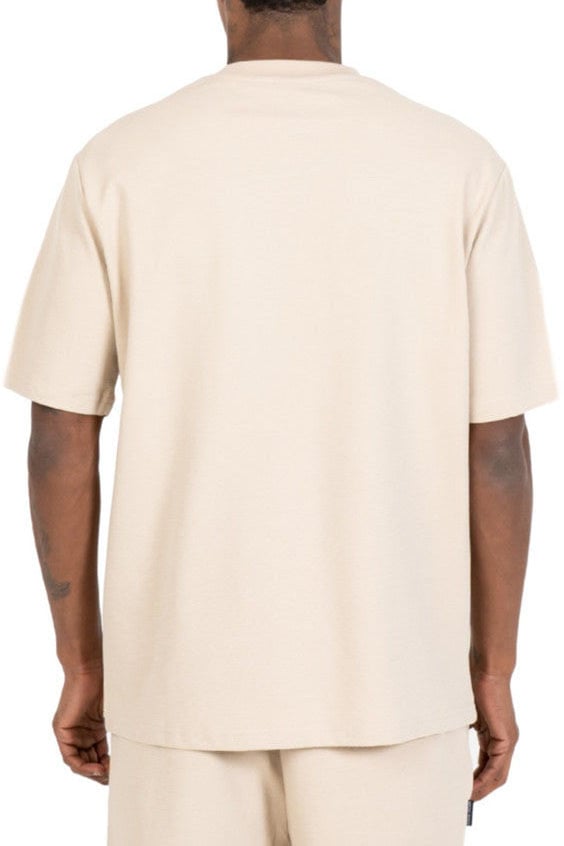 Wrong Friends SANTIAGO T-SHIRT - SAND Zwart