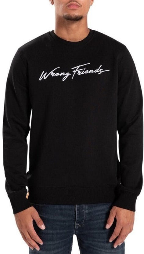 Wrong Friends Wrong Friends Vigo Sweater Zwart