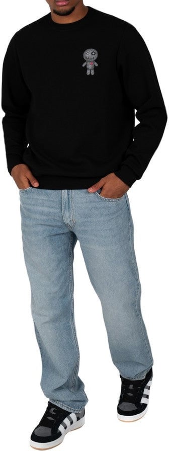 Wrong Friends KIOWA SWEATER - BLACK Zwart