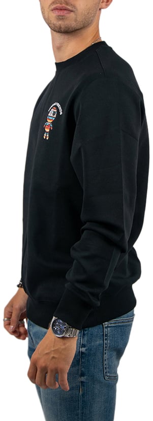 Wrong Friends Wrong Friends San Benito Sweater Regular Fit Zwart