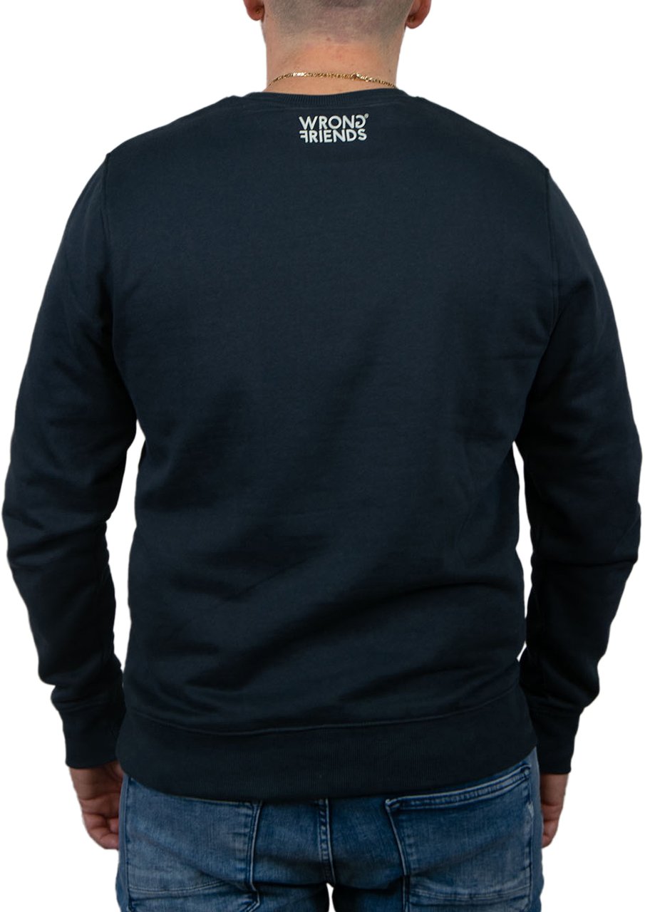 Wrong Friends Wrong Friends Memphis Sweater Grijs