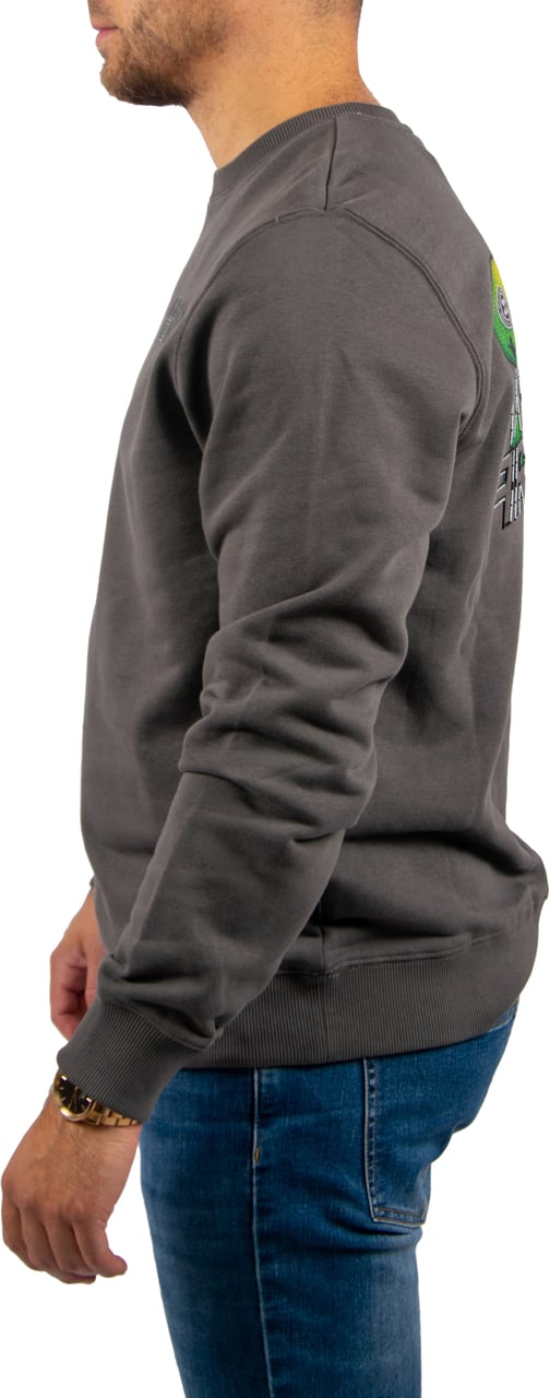 Wrong Friends Wrong Friends Walden Sweater Regular Fit Grijs