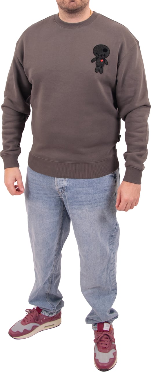 Wrong Friends Wrong Friends Hinton Sweater Oversized Fit Grijs