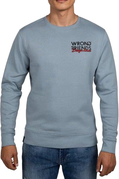 Wrong Friends Wrong Friends WF Design House Sweater Blauw