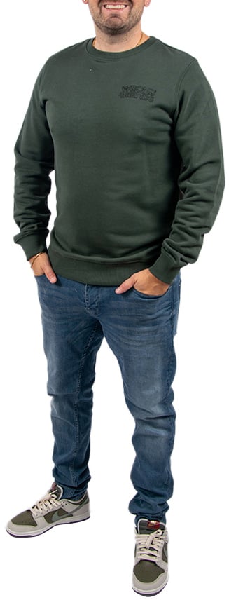 Wrong Friends Wrong Friends Walden Sweater Regular Fit Groen
