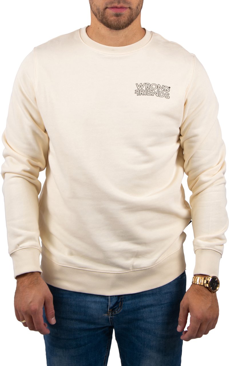 Wrong Friends Wrong Friends Walden Sweater Regular Fit Beige