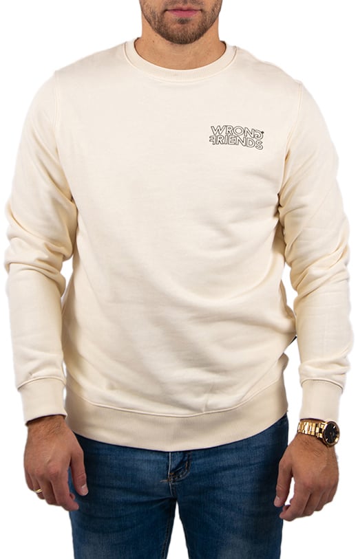 Wrong Friends Wrong Friends Walden Sweater Regular Fit Beige