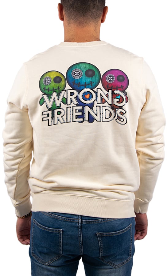 Wrong Friends Wrong Friends Walden Sweater Regular Fit Beige
