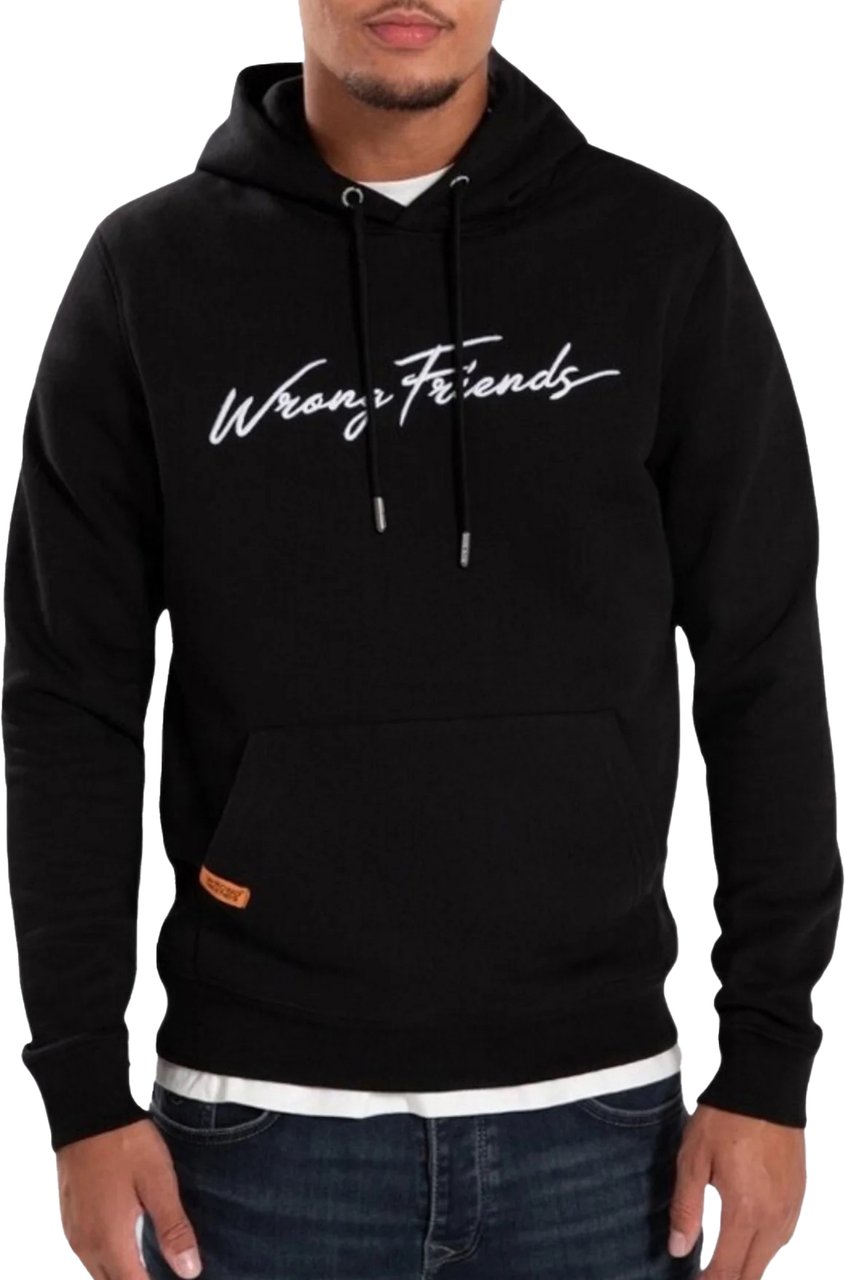 Wrong Friends Wrong Friends Vigo Hoodie Zwart