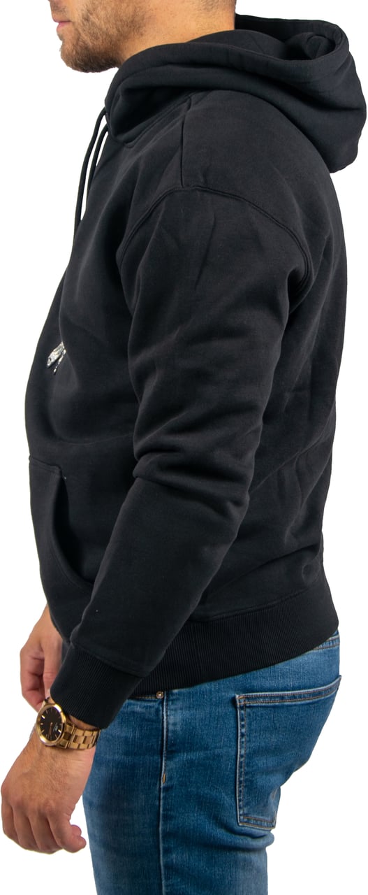 Wrong Friends Wrong Friends Ennis Hoodie Relaxed Fit Zwart