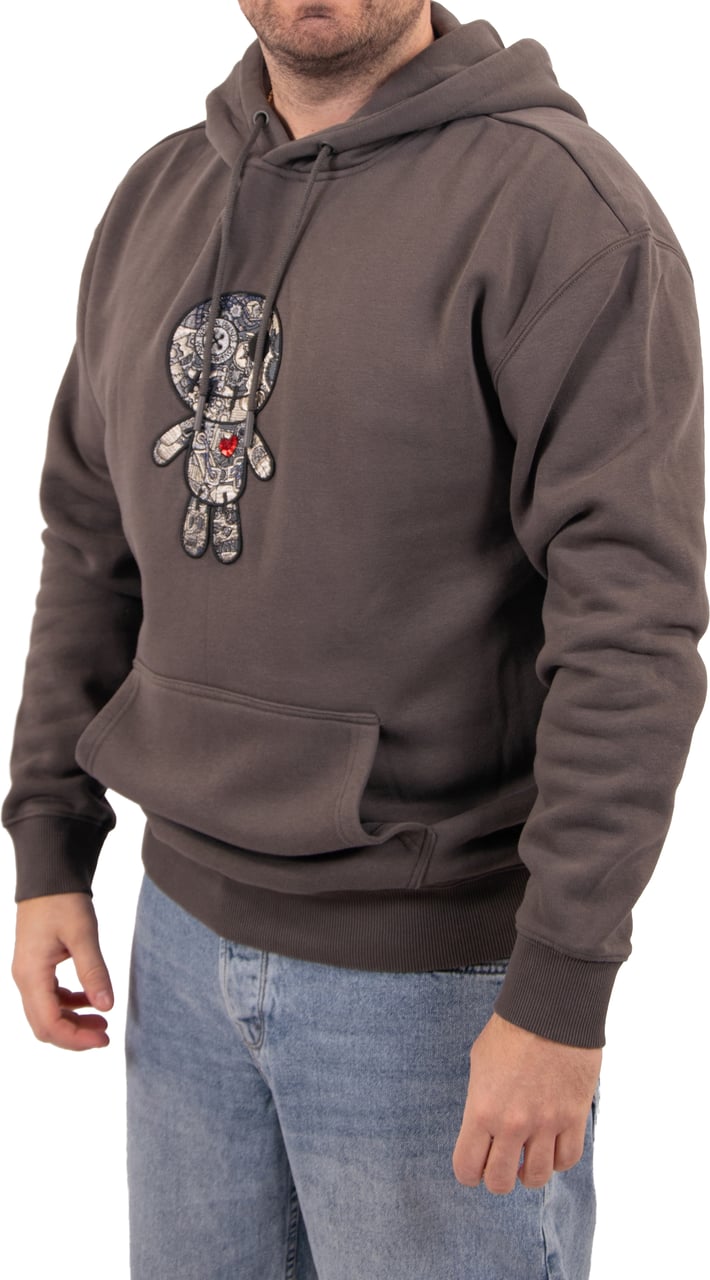 Wrong Friends Wrong Friends Ennis Hoodie Relaxed Fit Grijs