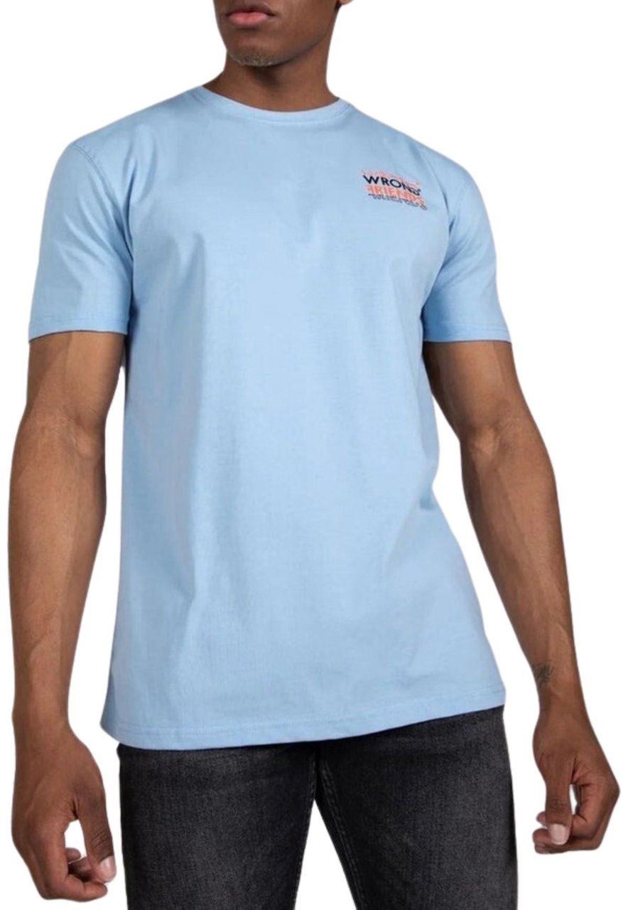 Wrong Friends ABU DHABI T-SHIRT - LIGHT BLUE Blauw