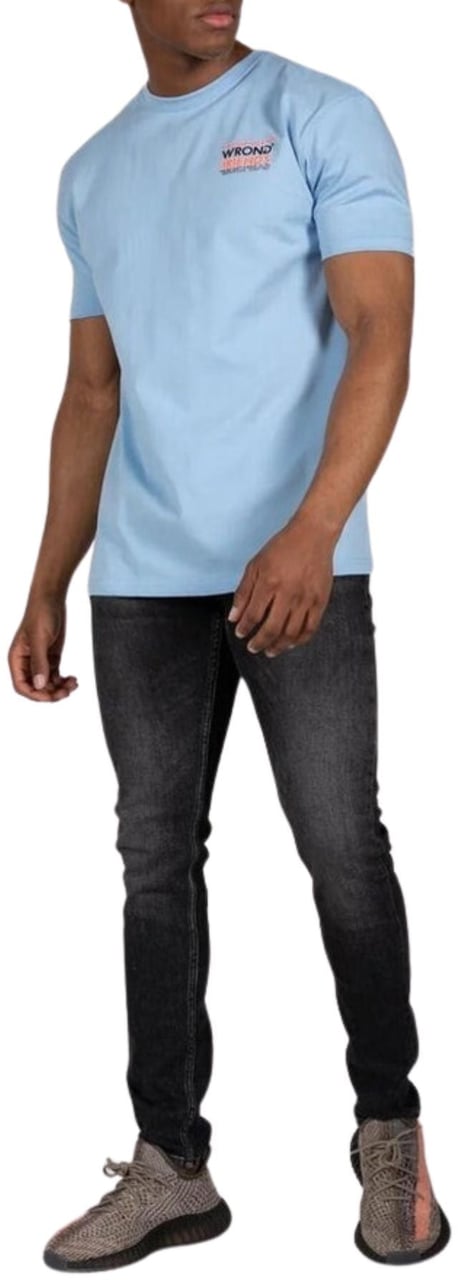 Wrong Friends ABU DHABI T-SHIRT - LIGHT BLUE Blauw