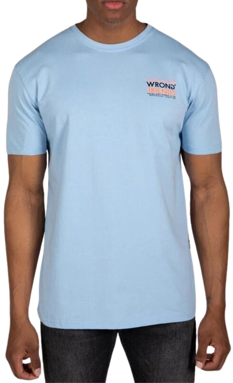 Wrong Friends ABU DHABI T-SHIRT - LIGHT BLUE Blauw