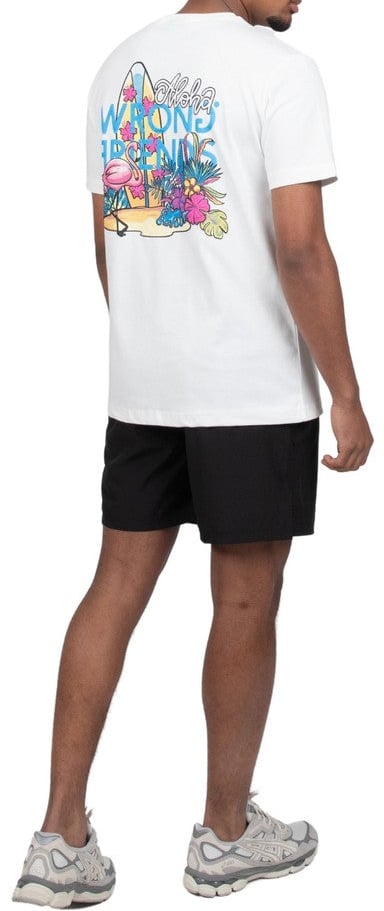 Wrong Friends ALOHA T-SHIRT - COCONUT WHITE Wit