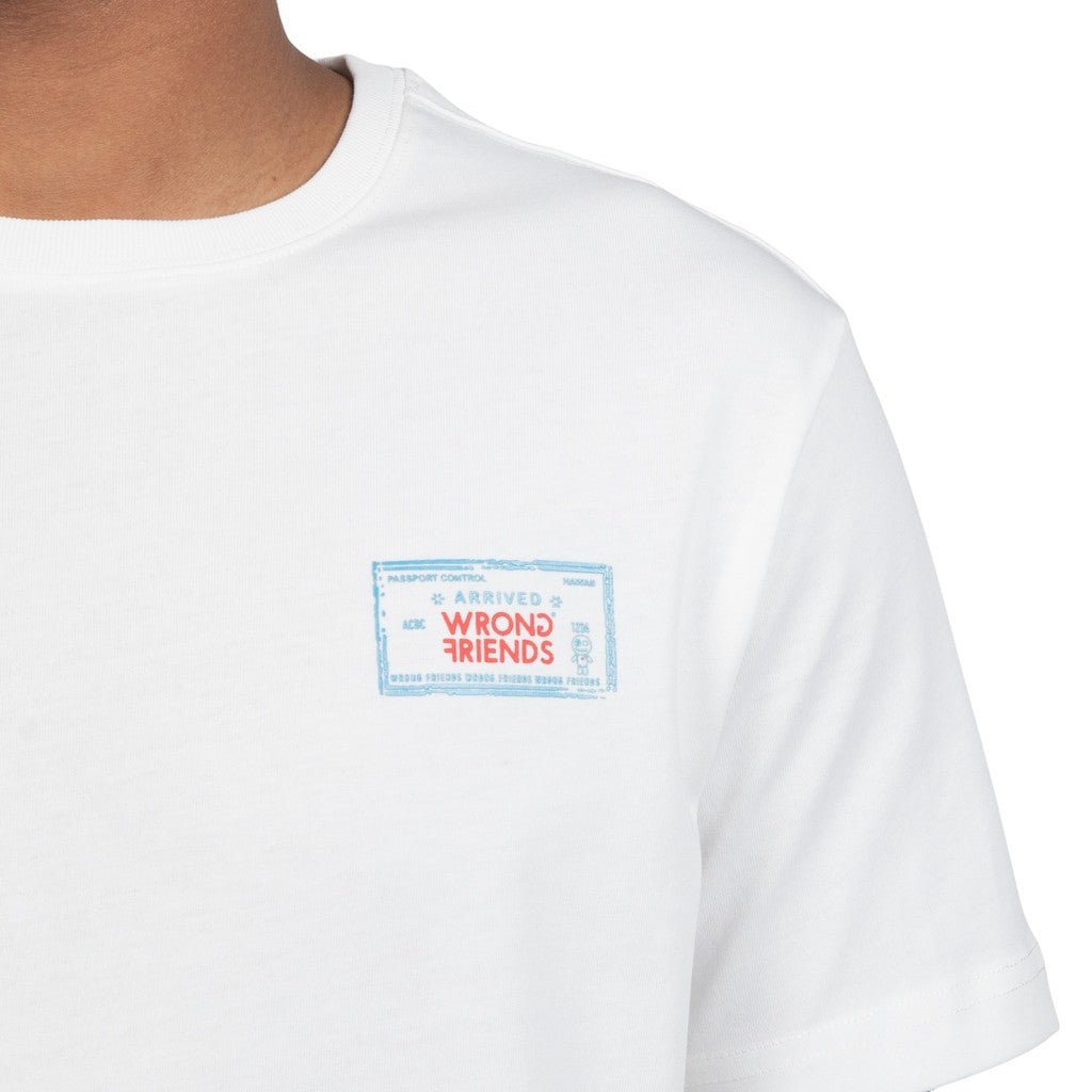 Wrong Friends ALOHA T-SHIRT - COCONUT WHITE Wit