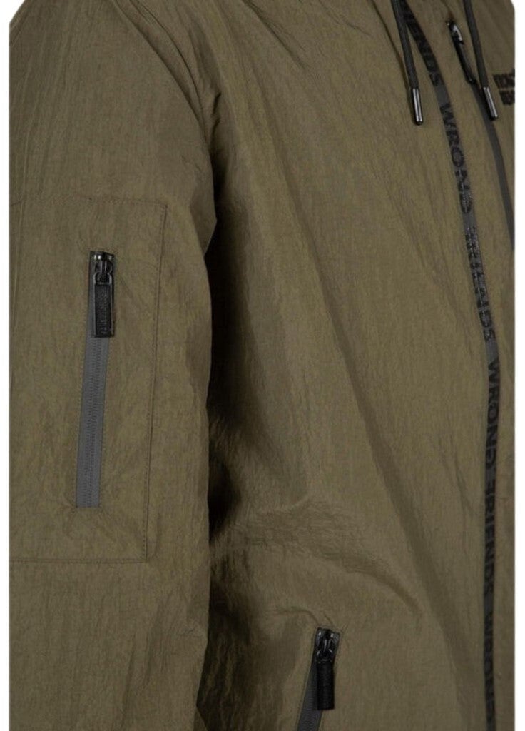 Wrong Friends AMARILLO JACKET - ARMY GREEN Groen
