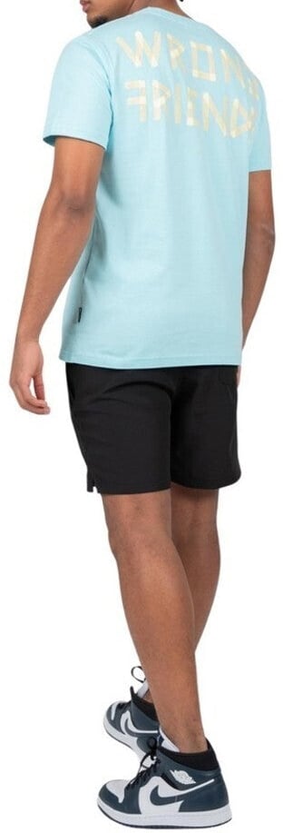 Wrong Friends ARGOS T-SHIRT - LIGHT BLUE Blauw
