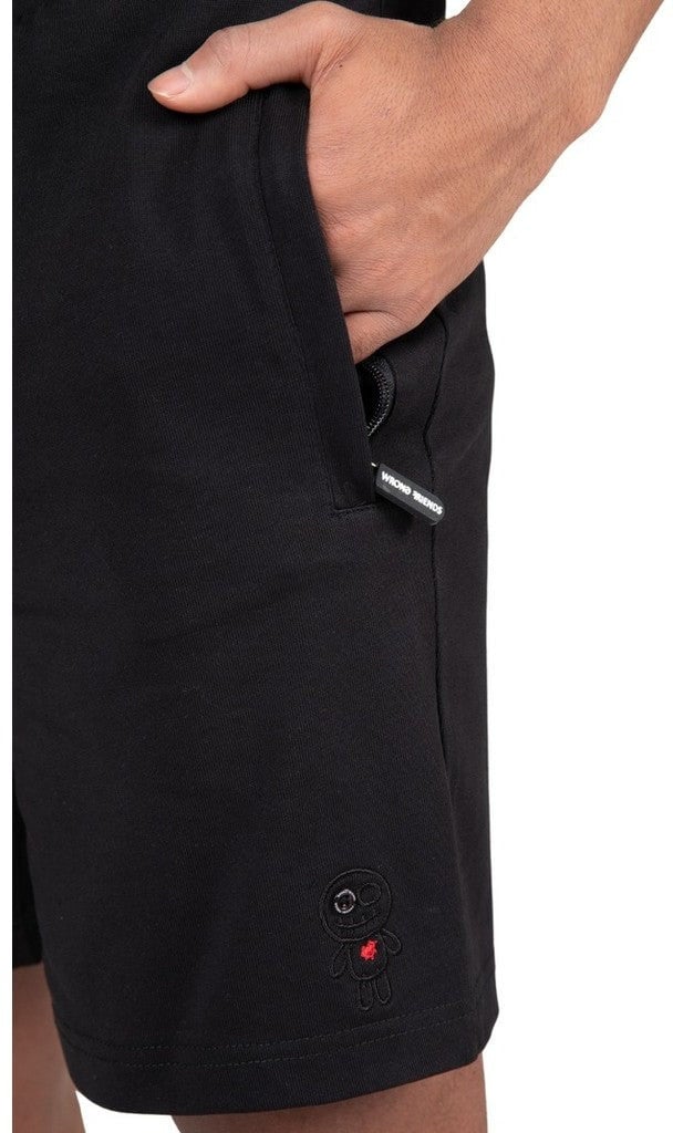 Wrong Friends ASTI SHORTS - BLACK Zwart