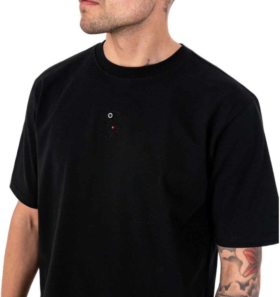 Wrong Friends ASTI T-SHIRT - BLACK Zwart