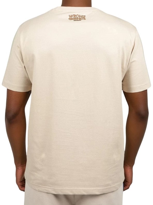 Wrong Friends ASTORIA T-SHIRT - BEIGE Beige