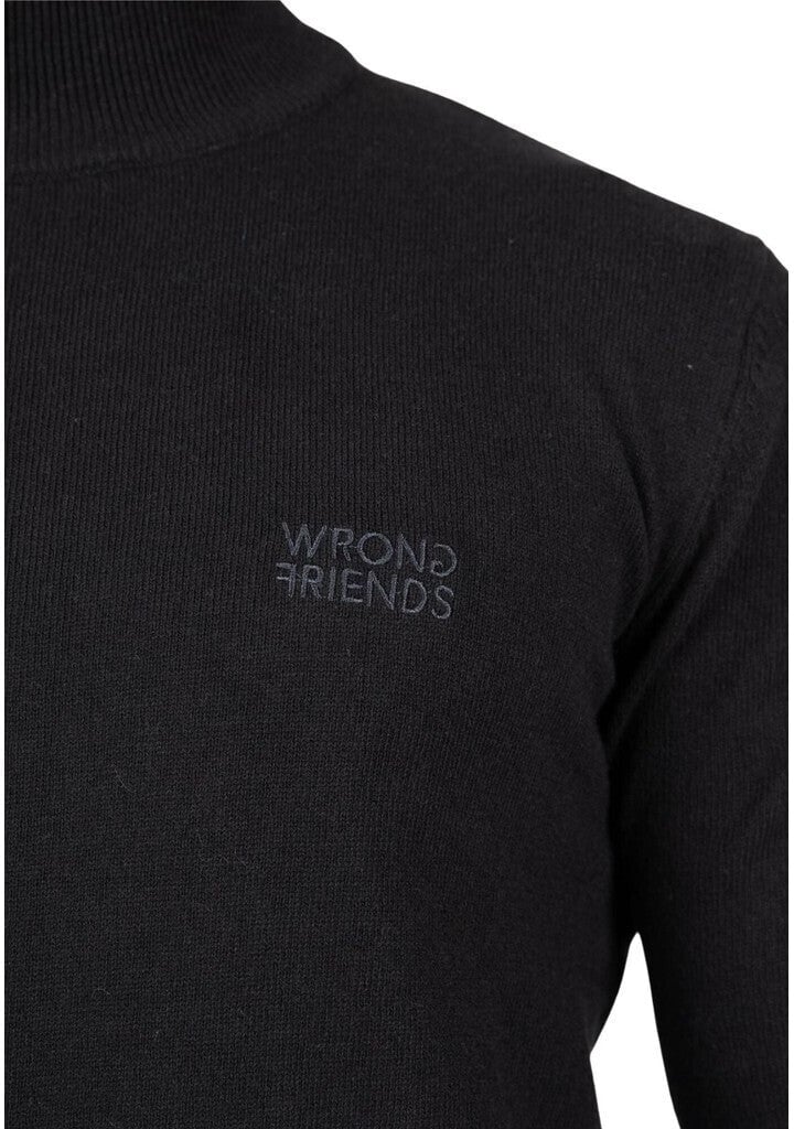 Wrong Friends AYDEN TURTLENECK - BLACK Zwart