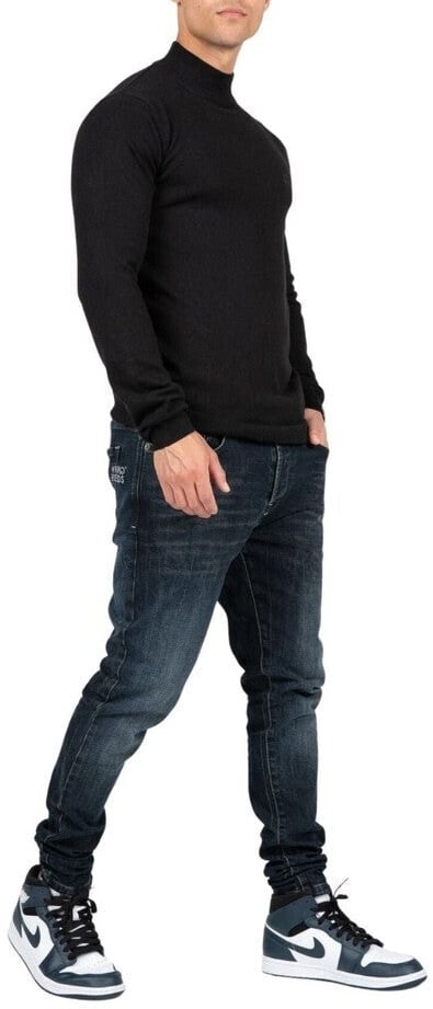 Wrong Friends AYDEN TURTLENECK - BLACK Zwart