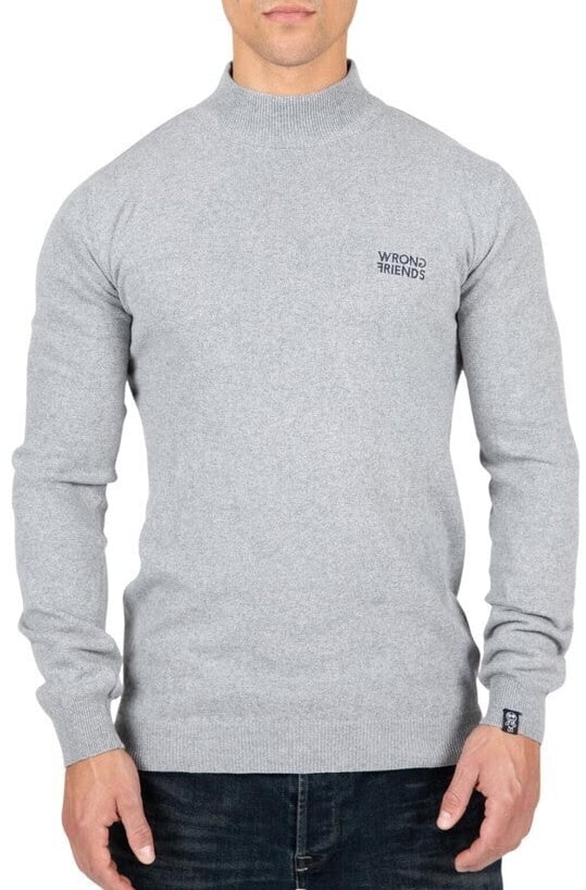 Wrong Friends AYDEN TURTLENECK - GREY Grijs