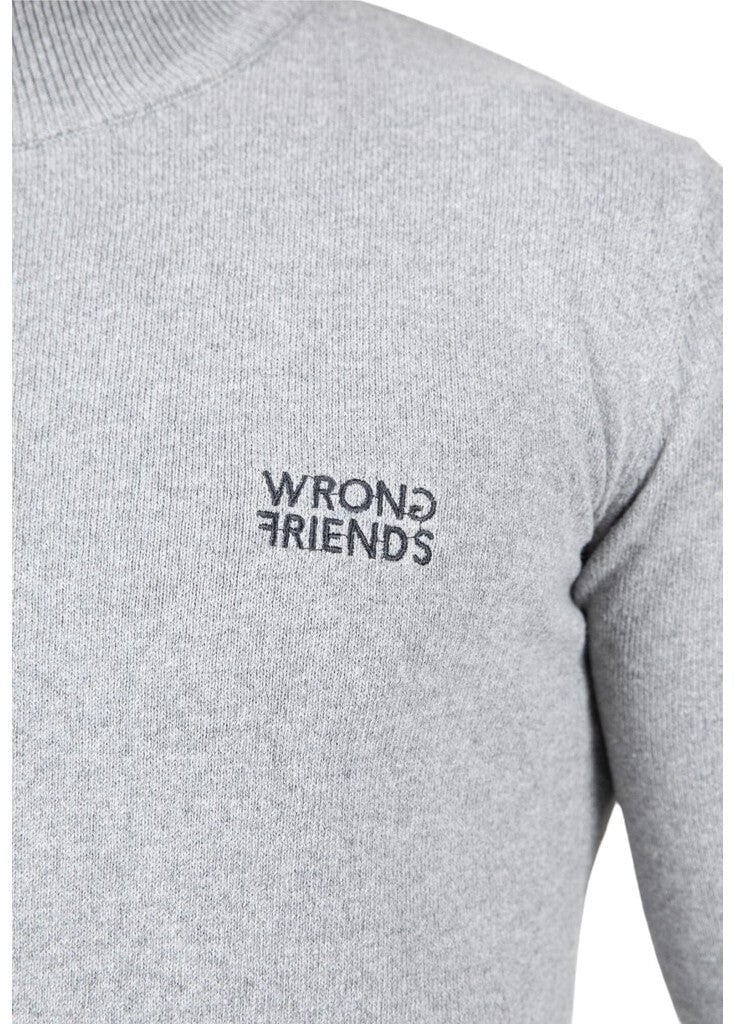 Wrong Friends AYDEN TURTLENECK - GREY Grijs