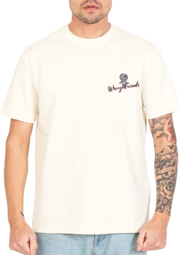 Wrong Friends BALTIMORE T-SHIRT - COCONUT WHITE Wit