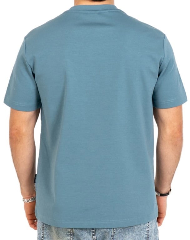 Wrong Friends BALTIMORE T-SHIRT - BLUE Blauw