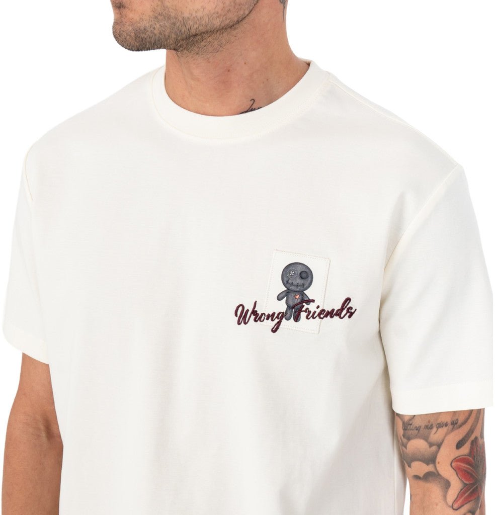 Wrong Friends BALTIMORE T-SHIRT - COCONUT WHITE Wit
