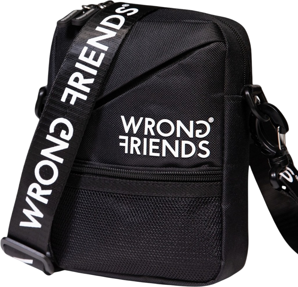 Wrong Friends BARI CROSSBODY BAG - BLACK Zwart