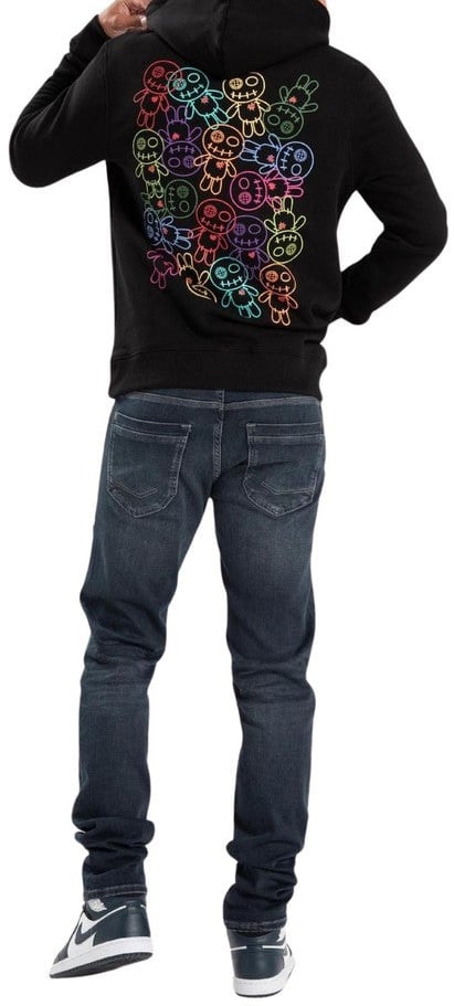Wrong Friends BELLEVUE HOODIE - BLACK Zwart