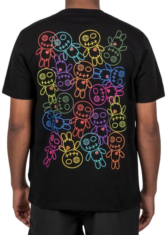 Wrong Friends BELLEVUE T-SHIRT - BLACK Zwart
