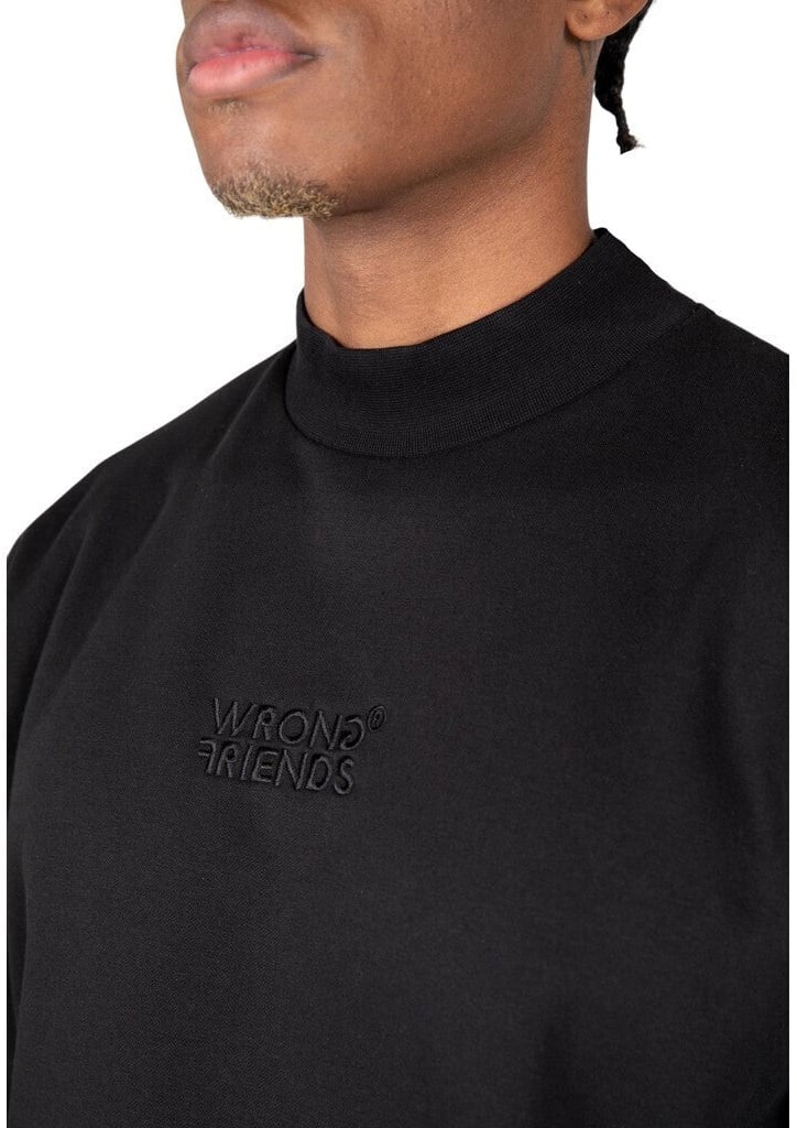 Wrong Friends BIRMINGHAM SWEATER - BLACK Zwart