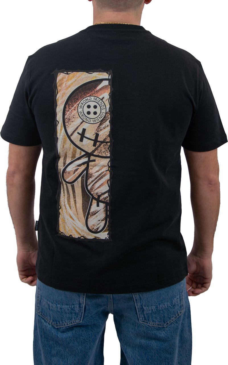 Wrong Friends Wrong Friends Cabri T-Shirt Zwart