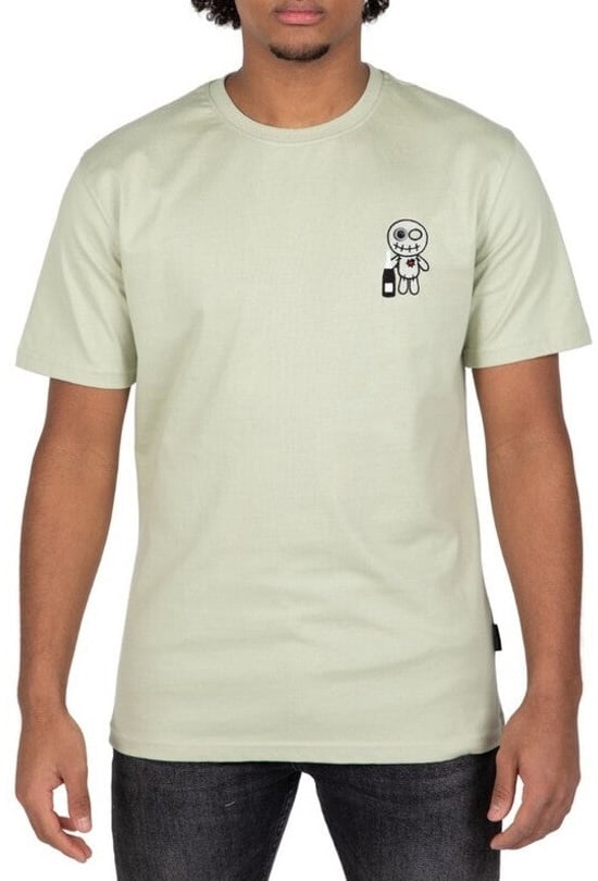 Wrong Friends CHAMPAGNE SHOWERS T-SHIRT - LIGHT GREEN Groen