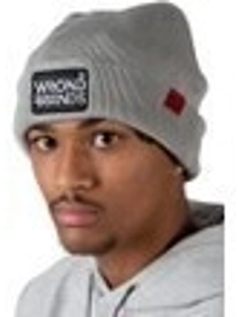 Wrong Friends CLASSIC LOGO BEANIE - GREY Grijs