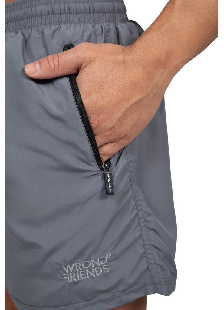 Wrong Friends CORFU (SWIM) SHORTS - GREY Grijs
