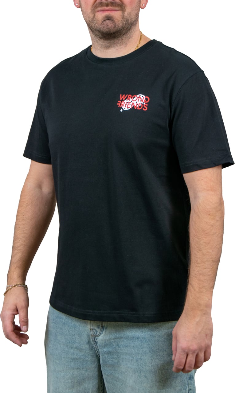 Wrong Friends LAS VEGAS Desert Hills T-Shirt Zwart