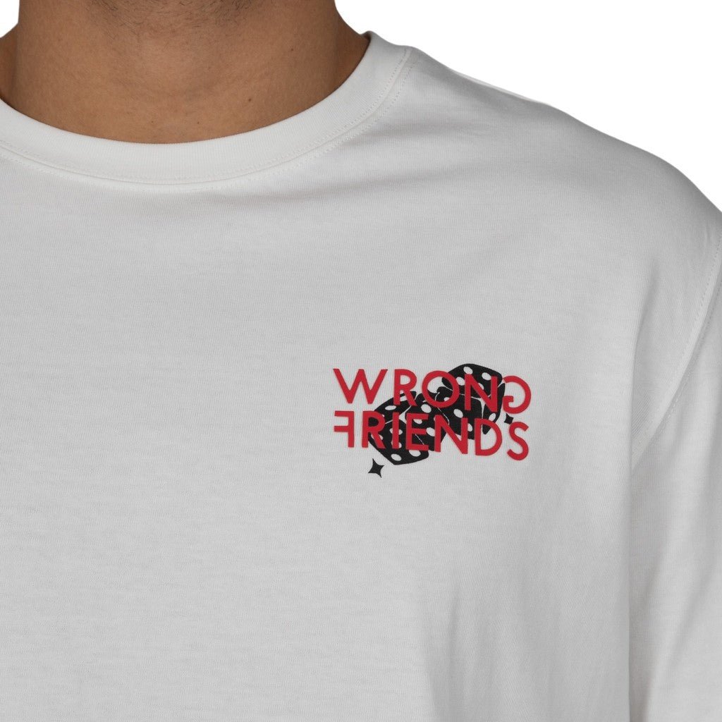 Wrong Friends DESERT HILLS T-SHIRT - COCONUT WHITE Wit