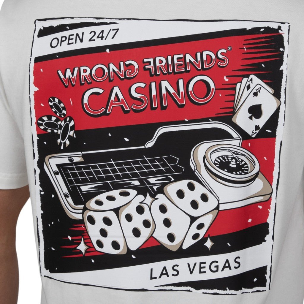 Wrong Friends DESERT HILLS T-SHIRT - COCONUT WHITE Wit