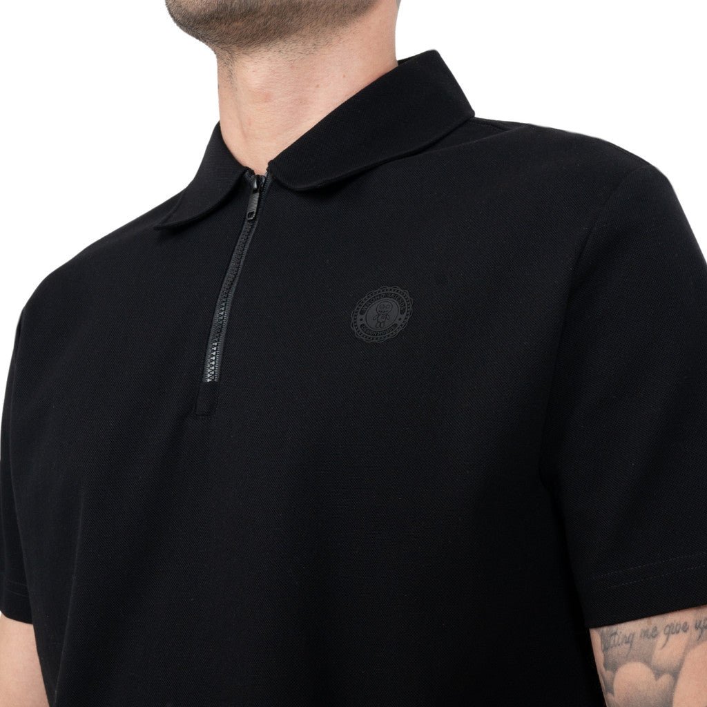 Wrong Friends DESTIN POLO T-SHIRT - BLACK Zwart