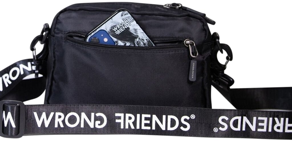 Wrong Friends DIJON CROSSBODY BAG - BLACK Zwart