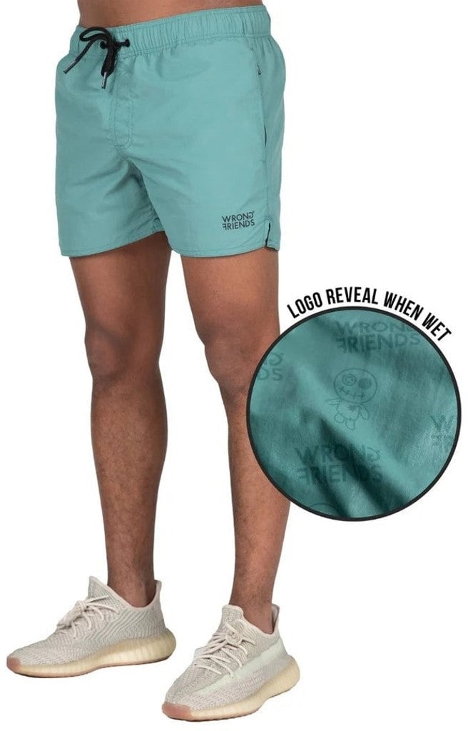 Wrong Friends EIVISSA (SWIM) SHORTS - LIGHT GREEN Groen