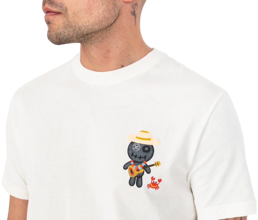 Wrong Friends EL PASO T-SHIRT - COCONUT WHITE Wit