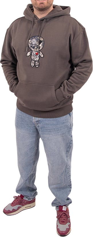 Wrong Friends Ennis Hoodie Relaxed Fit Grijs