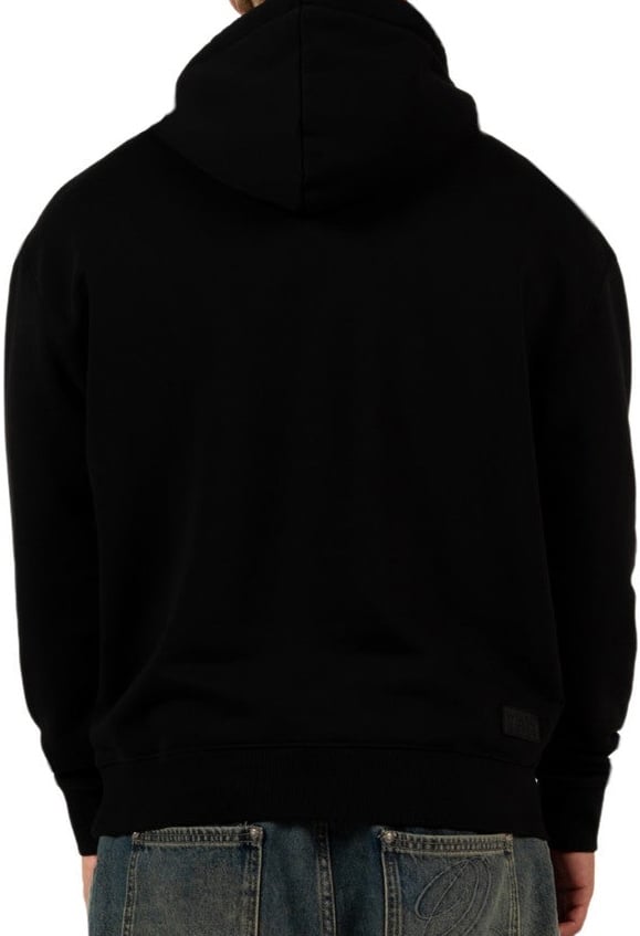 Wrong Friends ENNIS HOODIE - BLACK Zwart