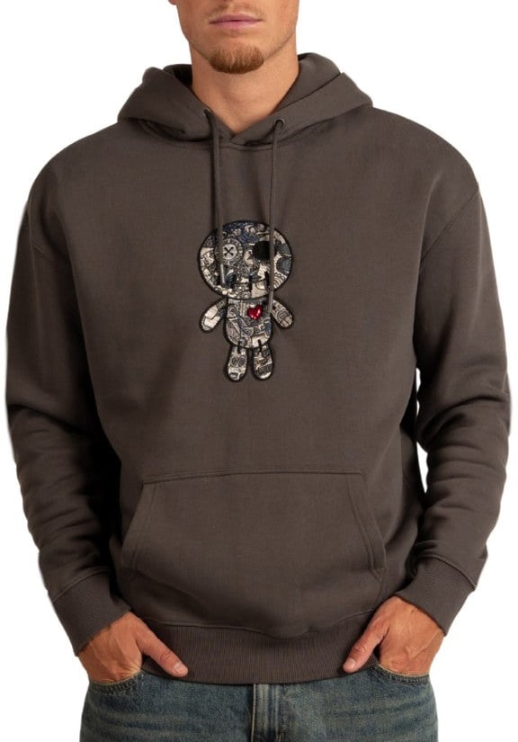 Wrong Friends ENNIS HOODIE - GREY Grijs
